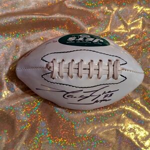 NFL MARTY LYONS #93 JETS signed football